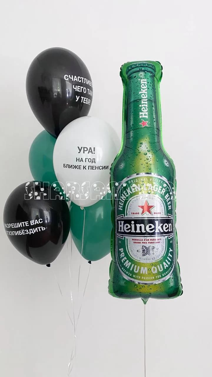 Набор воздушных шаров для мужчин №1070