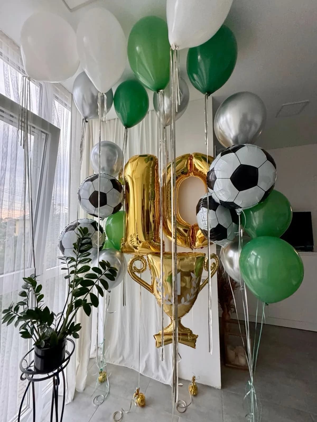 Набор воздушных шаров футбол №801