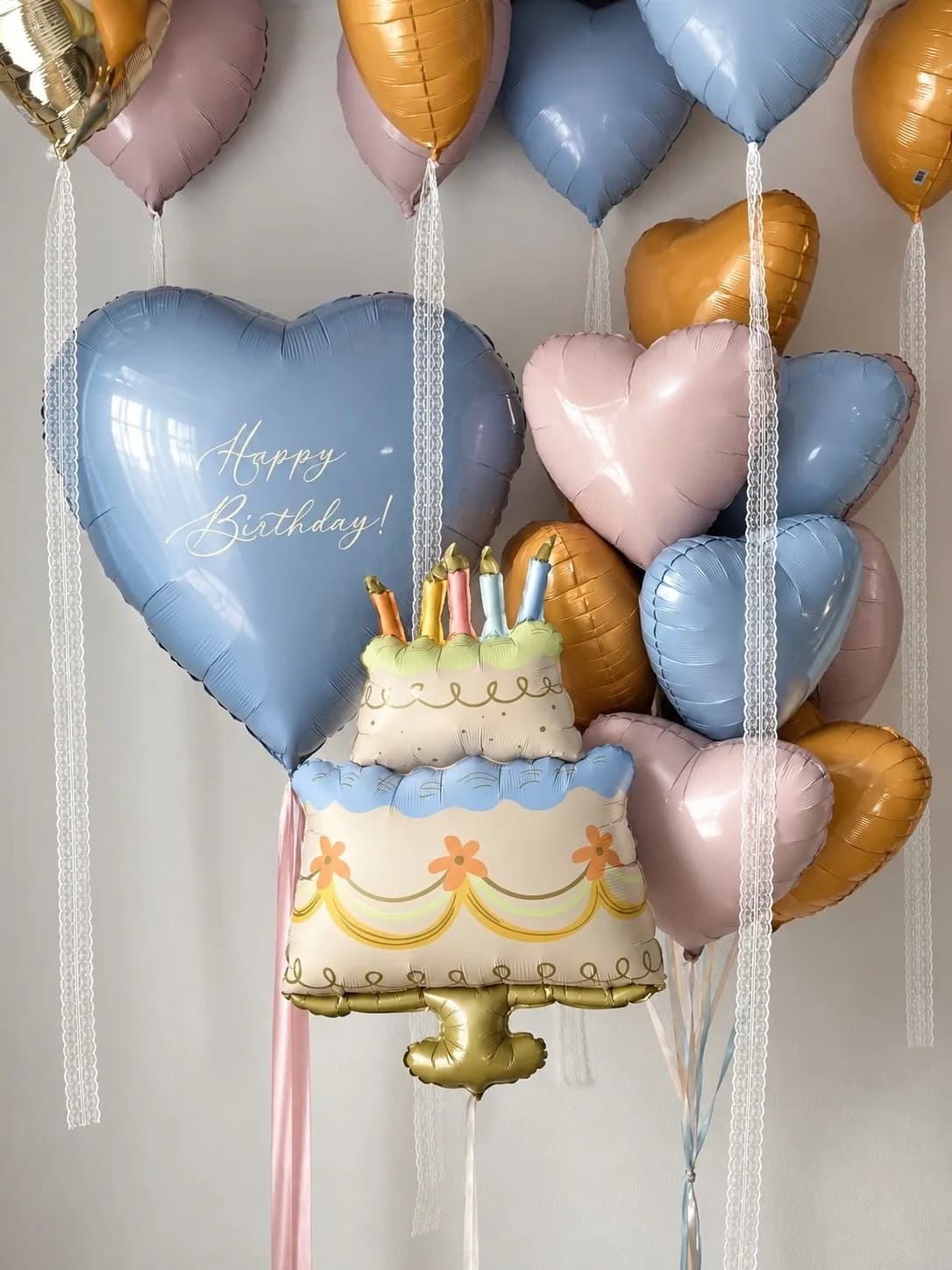 Набор воздушных шаров happy birthday №2394