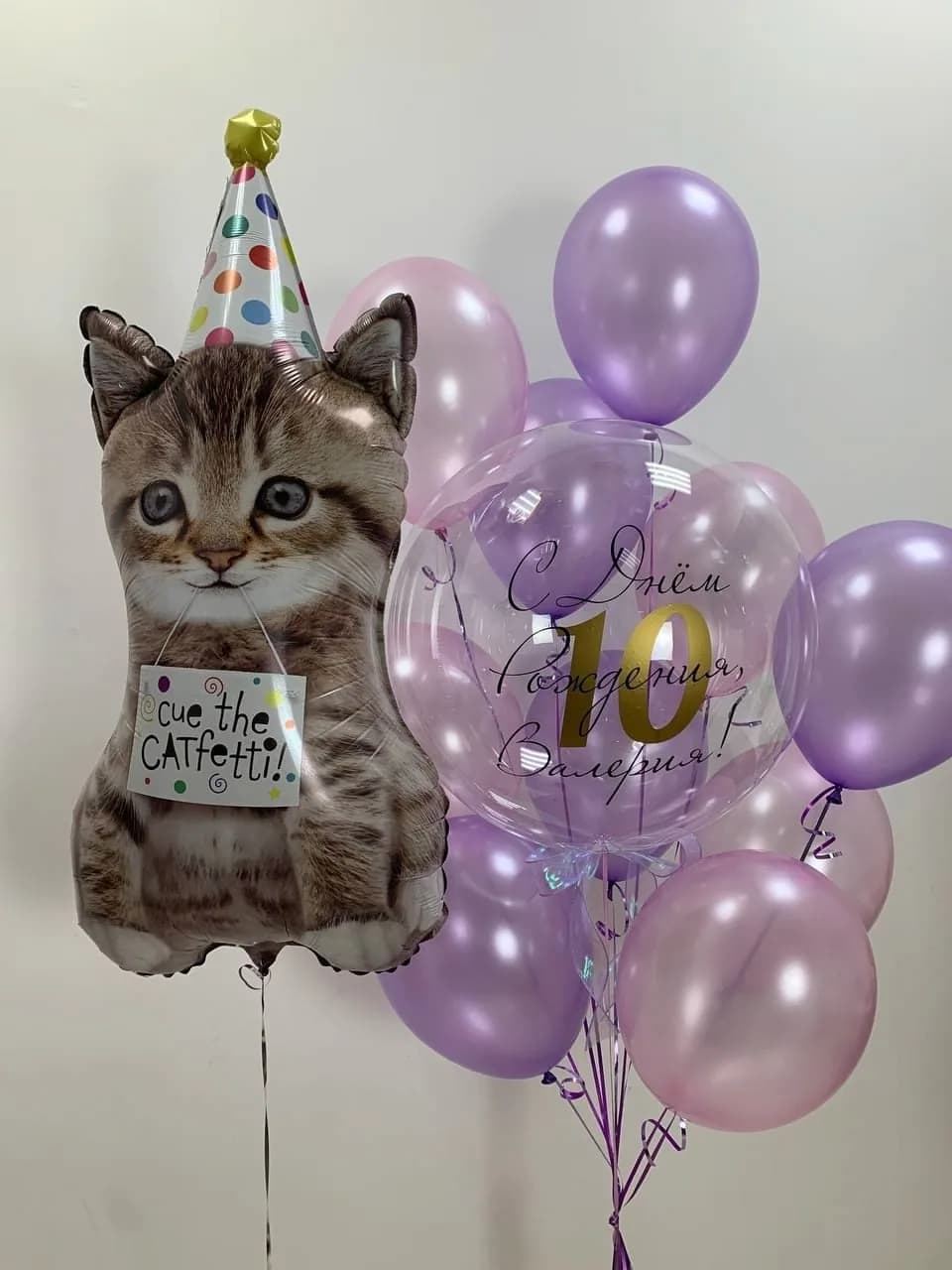 Набор воздушных шаров котик №530