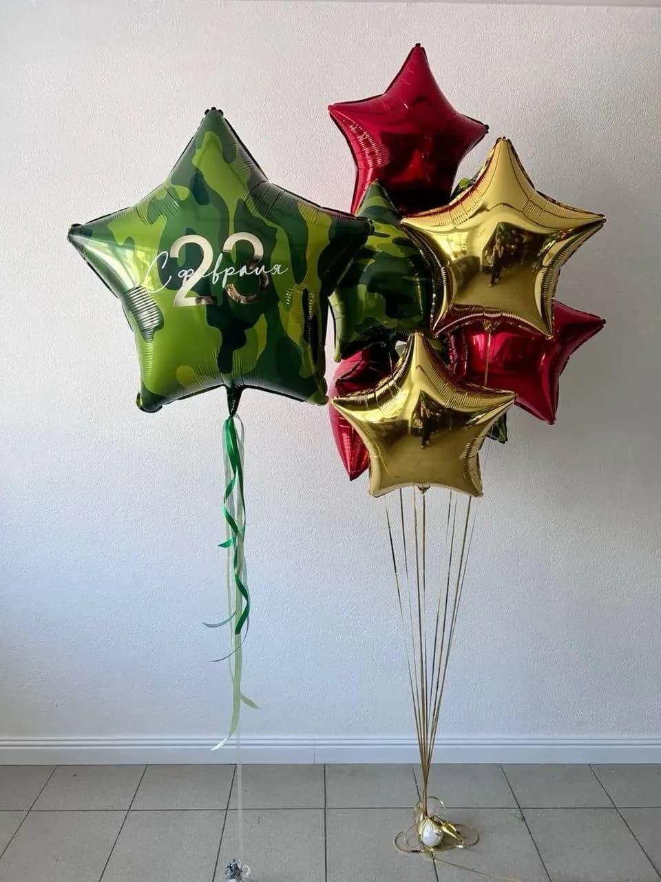 Набор воздушных шаров на 23 февраля №22