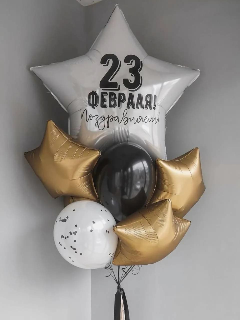 Набор воздушных шаров на 23 февраля №30