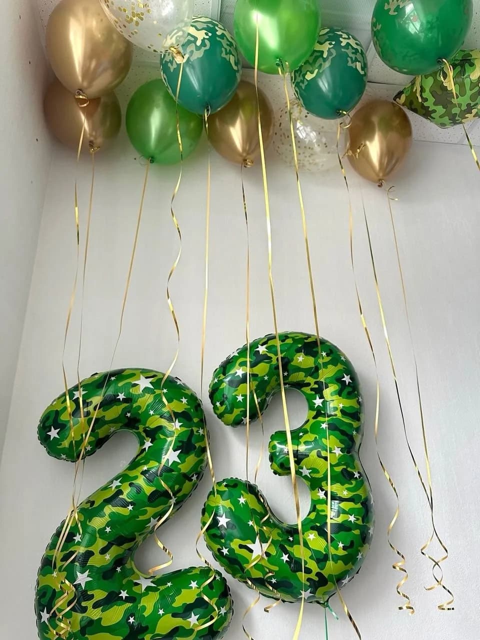 Набор воздушных шаров на 23 февраля №55