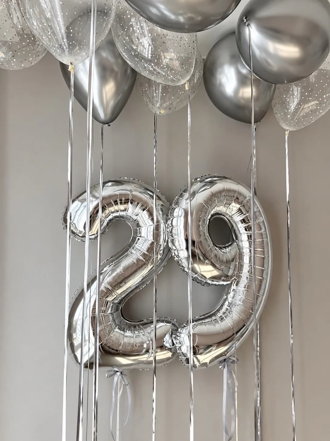 Набор воздушных шаров на 29летие №2335