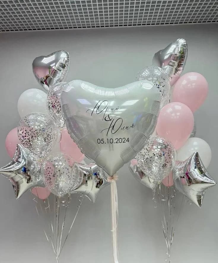 Набор воздушных шаров на свадьбу №1633