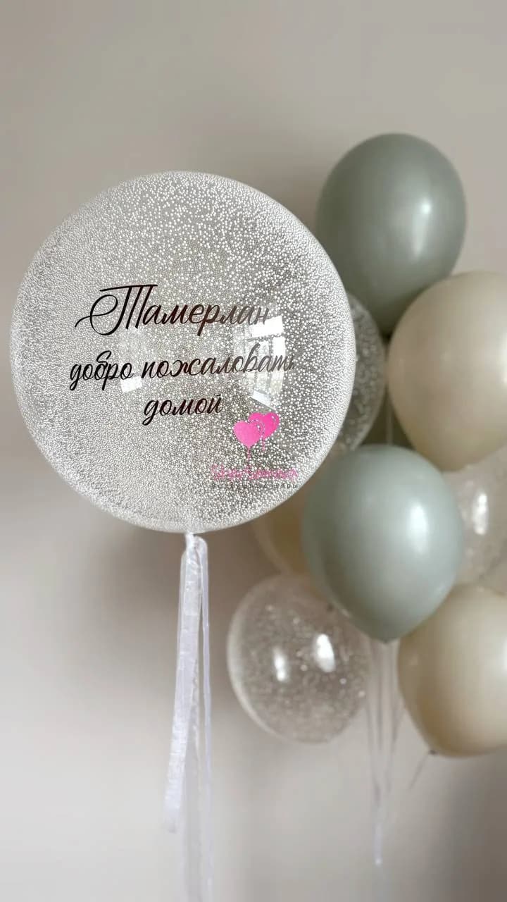 Набор воздушных шаров на выписку №1132