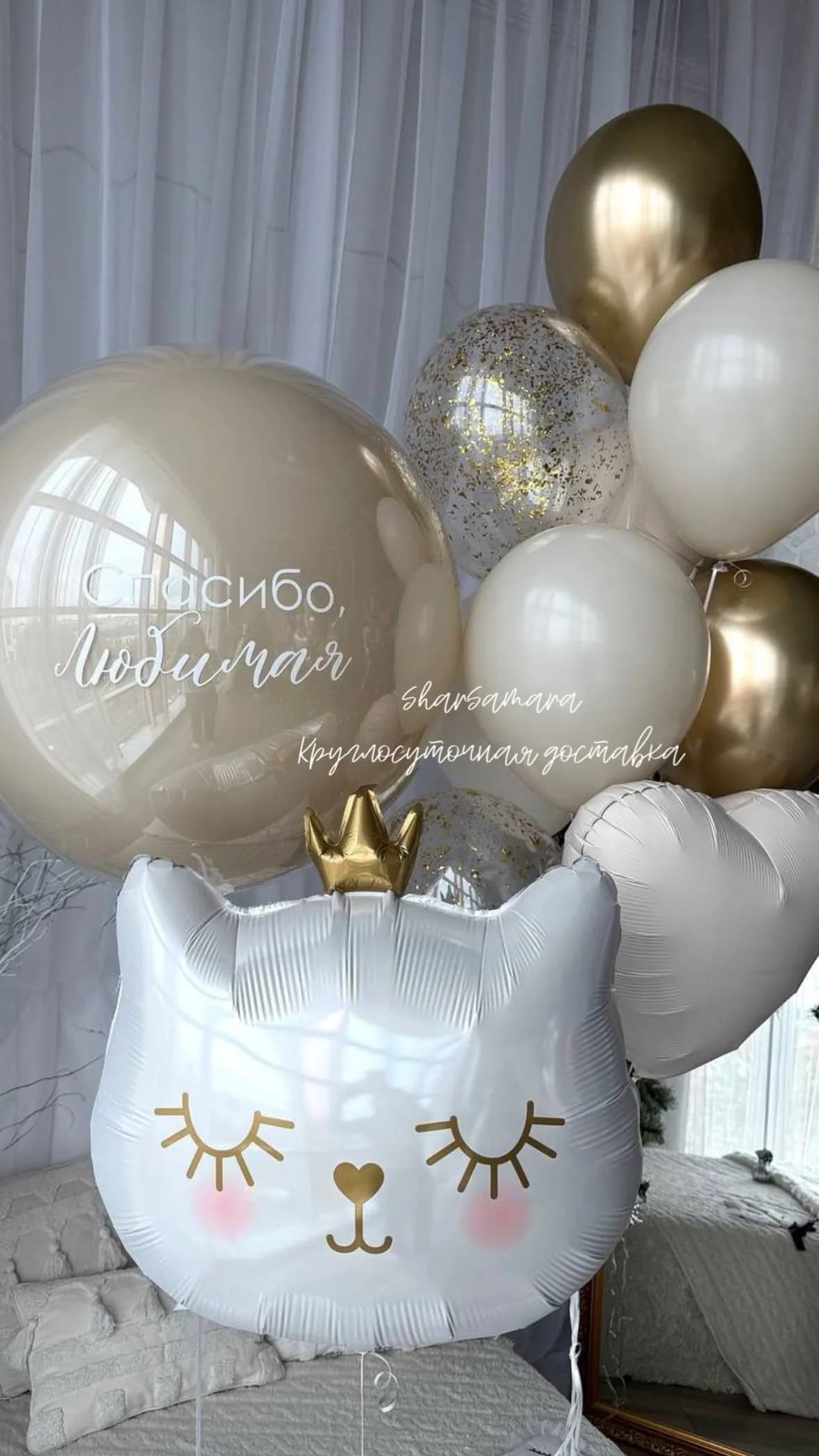 Набор воздушных шаров на выписку №1317