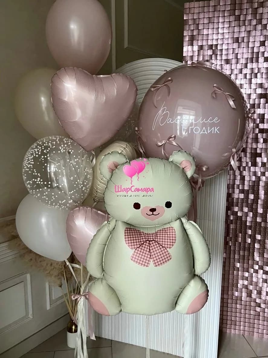 Набор воздушных шаров на выписку №2229