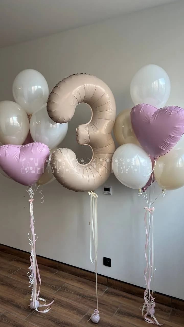 Набор воздушных шаров с цифрой №403