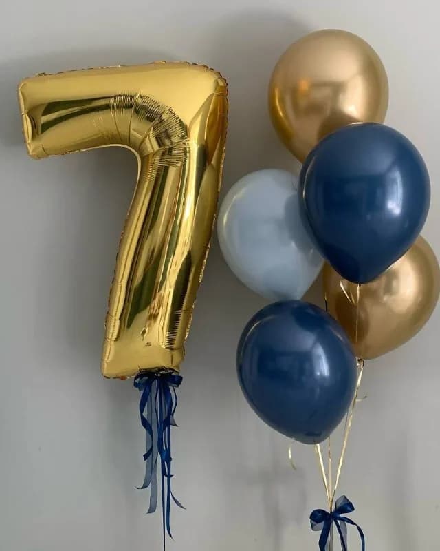 Набор воздушных шаров с цифрой №744