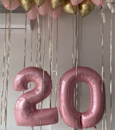 Набор воздушных шаров на 20 лет №2069